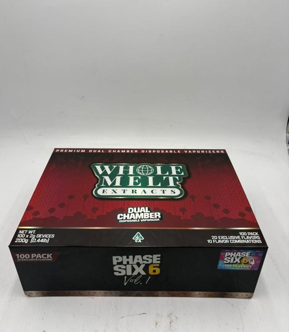 Whole Melt Phase 6 Dual Chamber Vape Whole Melt Phase 6 Dual Chamber Vape