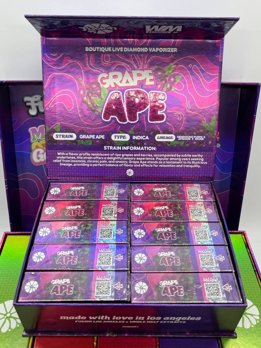 Fusion Grape Ape - Whole Melt Extract Official - Premium Carts & Concentrates Fusion Grape Ape - Whole Melt Extract Official - Premium Carts & Concentrates