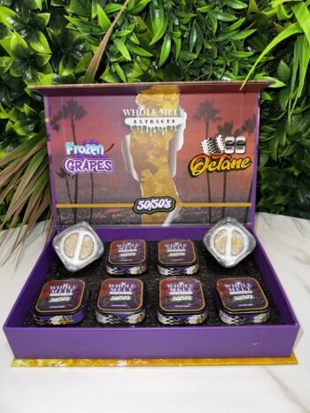 Whole Melt 50/50’s Resin Box: Frozen Grapes x Octane 99 - Whole Melt Extract Official - Premium Carts & Concentrates