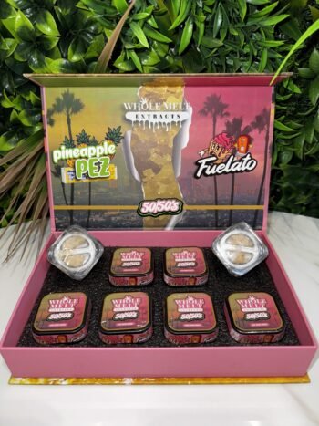 Whole Melt 50/50’s Resin Box: Pineapple Pez x Fuelato - Whole Melt Extract Official - Premium Carts & Concentrates
