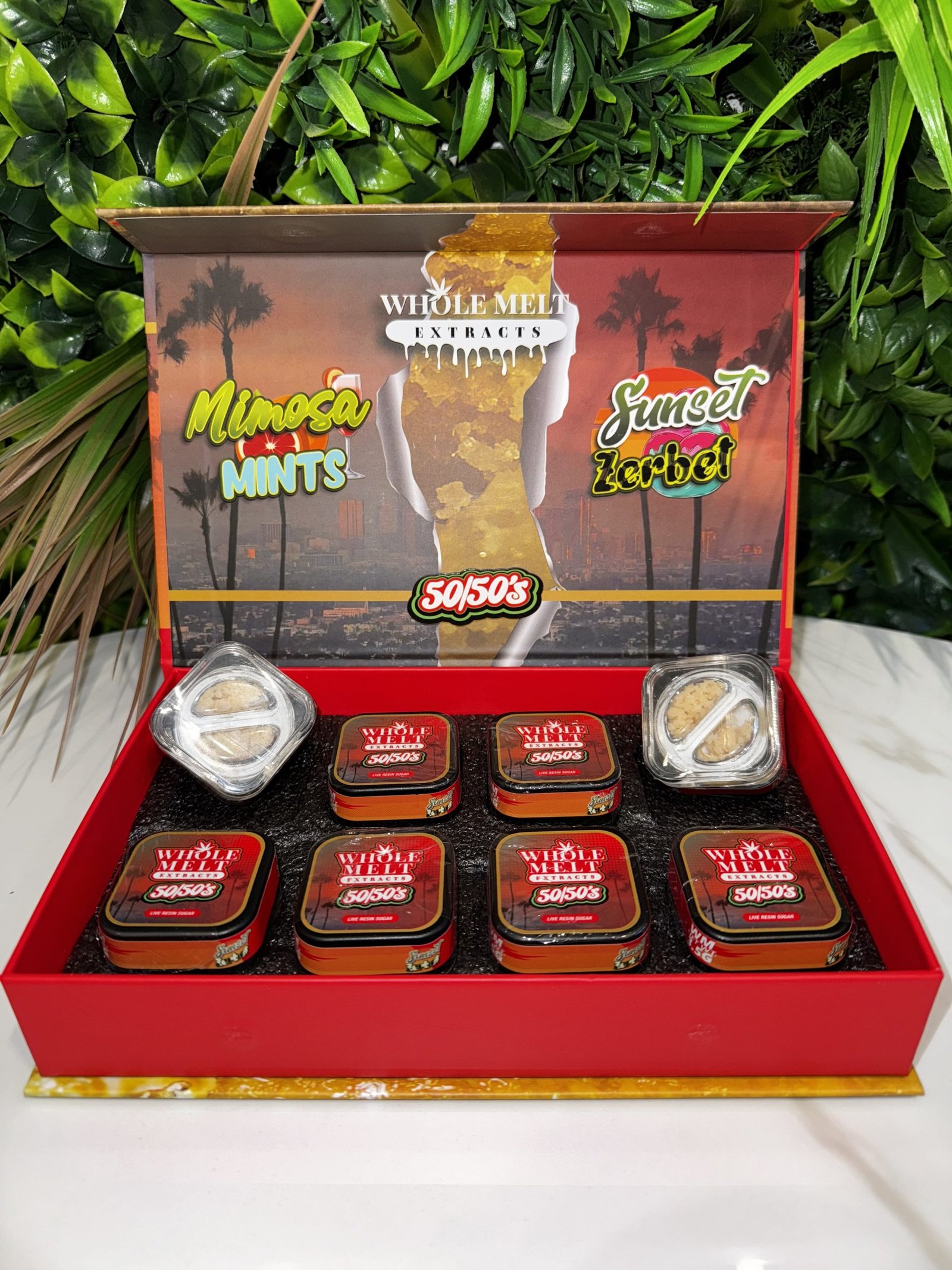 Whole Melt Mimosa Mints x Sunset Zerbet – Premium Whole Melt Extract Whole Melt Mimosa Mints x Sunset Zerbet – Premium Whole Melt Extract