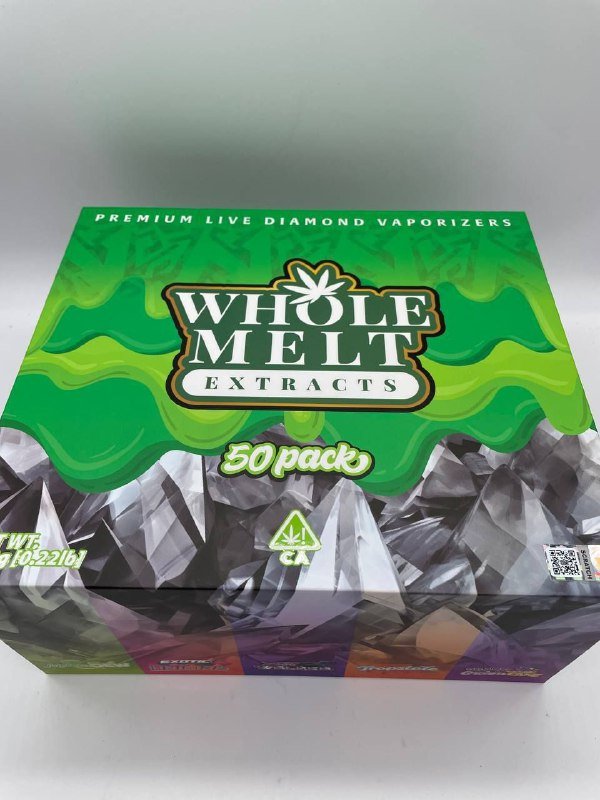Whole Melts 50 Packs - Whole Melt Extract Official - Premium Carts & Concentrates Whole Melts 50 Packs - Whole Melt Extract Official - Premium Carts & Concentrates