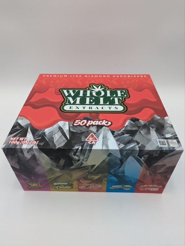 Whole Melts 50 Packs - Whole Melt Extract Official - Premium Carts & Concentrates Whole Melts 50 Packs - Whole Melt Extract Official - Premium Carts & Concentrates