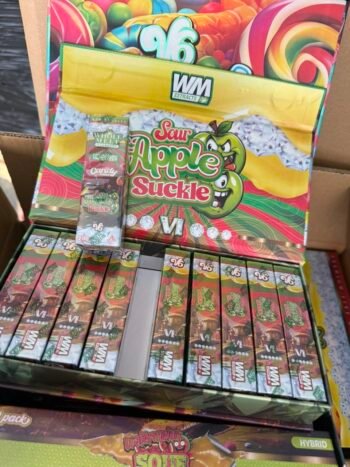 Whole Melts V6 Sour Apple Suckle Disposable | Live Resin Vape